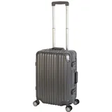 Travelhouse London Koffer Trolley S grau · Alu-Polycarbonat · Hartschalenkoffer · Grau