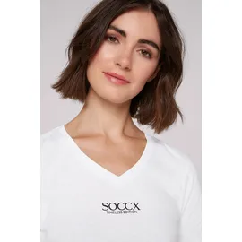 Soccx V-Shirt Weiß M