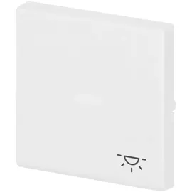 Busch-Jaeger Wippe mit Aufdruck studioweiß