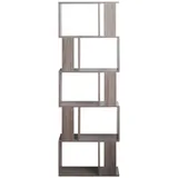 Mobili Rebecca Aktenregal 169 x 60 x 24 cm Grau