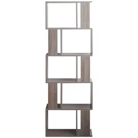 Mobili Rebecca Aktenregal 169 x 60 x 24 cm Grau