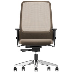 Interstuhl AIMis1 1S03 Bürostuhl Automatik | Netzrücken beige | Fußkreuz Chrom
