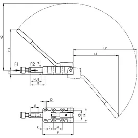 AMF Schubstangenspanner mit umsteckbarem Handhebel 4