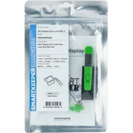 Smartkeeper MD04PKGN Schnittstellenblockierung + Schlüssel Mini DisplayPort Grün Kunststoff 1 Stück(e)