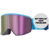 Atomic FOUR PRO HD Skibrille blau, Einheitsgröße