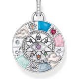 Thomas Sabo Anhänger 925er Silber, Emaille Charms & Kettenanhänger Damen