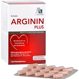 Avitale GmbH Arginin plus Filmtabletten 120 St.