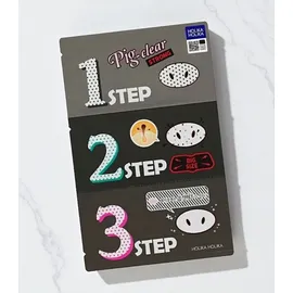 Holika Holika Pig Nose Clear Mitesser 3-Schritte-Kit Stark 14 g