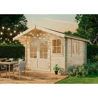 Alpholz Gartenhaus Gabriel-34 358 x 467 cm, Natur