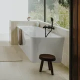Roca Ona Eck-Badewanne, mit Schürze, A248629000,