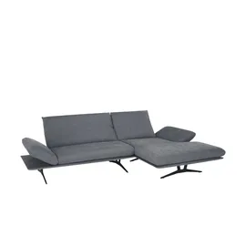KOINOR Eckcouch Flachgewebe 2-Sitzer Grau