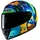 HJC Helmets Y10 Mika Schwarz/Blau/Gelb L
