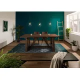 MASSIVMOEBEL24.DE Esstisch Teak 200x100x78 natur unbehandelt BASSANO #149