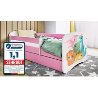 raumhirsch furniture Kinderbett 80 x 180 cm Holzwerkstoff rosa