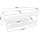 [en.casa] Lillehammer 90 x 37 x 42 cm gepolstert grau / grau