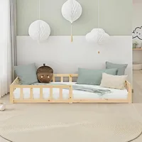 Homestyle4u Kinderbett Homestyle4u 90 x 200 cm Kiefer massiv natur