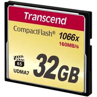 Transcend 1066x R160/W120 CompactFlash Card 32GB