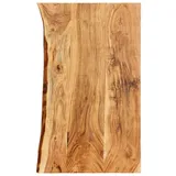 vidaXL Badezimmer-Waschtischplatte Massivholz Akazie 100x52x3,8 cm