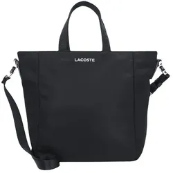 Lacoste Active Nylon Schultertasche 22 cm  schwarz