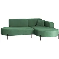 Kaiser möbel Ecksofa, Sofa L-Form Designer Modena Rein stoff
