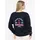 Zwillingsherz Sweatjacke "Meine Heimat", Damen, Gr. L/XL, marine, Sweatware, Obermaterial: 50% Baumwolle, 50% Polyester, bequem hüftbedeckend, ohne Ausschnitt, angesetztes Bündchen, Sweatjacken Sweatjacke, maritime Stickerei, Reißverschluss, Rippbündchen, Taschen