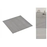 vidaXL Bodenbelag, Svend (0.09 m2 Grau