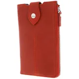 Maître Leder Umhängetasche Handytasche Lemberg Margarete Phonecase Dark Orange - Orange/Bunt