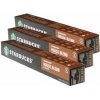 Starbucks House Blend Lungo Kaffee Medium Roast Nespresso kompatibel 30 Kapseln
