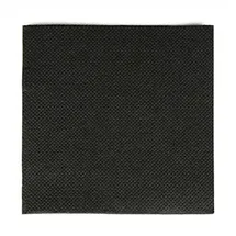 Papstar Servietten, 2-lagig "PUNTO" 1/4-Falz 20 cm x 20 cm schwarz mikrogeprägt