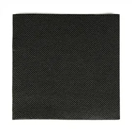 Papstar Servietten, 2-lagig "PUNTO" 1/4-Falz 20 cm x 20 cm schwarz mikrogeprägt