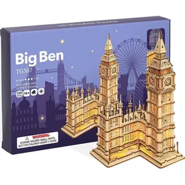 ROBOTIME Rolife 3D-Holz-Puzzle (Big Ben