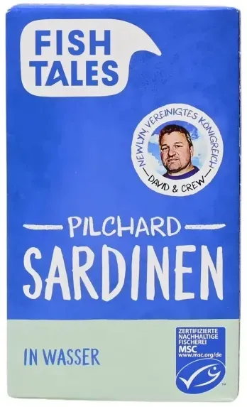 Fish Tales Pilchard Sardinen im Wasser 120g