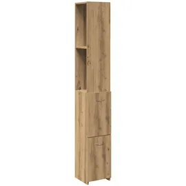 vidaXL Badschrank Artisan-Eiche 25x25x170 cm Holzwerkstoff