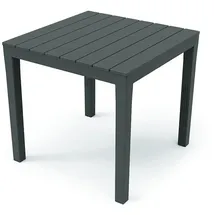 Mojawo Bali Gartentisch 78 x 78 x 72 cm Anthrazit