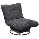 ed exciting design Mid.you Sessel, Anthrazit, Textil, 96x75x93 cm, Made in EU, Sitzfläche 360° drehbar