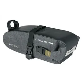 Basil Navigator Storm M Satteltasche schwarz/grau 1,5l wasserdicht