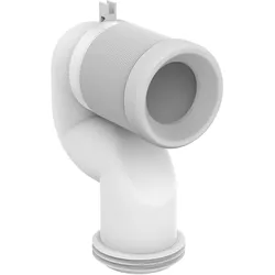 Ideal Standard Ablaufbogen und Fixierung T002667, Montagezubehör, weiß