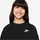 Nike Sportswear Club Fleece Boxy Crewneck Sweatshirt Mädchen 010 black/white XS 122-128 cm