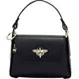 FLORENCE Umhängetasche Leder Black