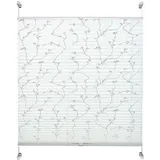 LIEDECO Klemmfix-Plissee 60 x 210 cm Polyester Weiß