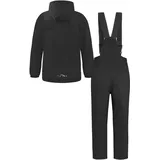 normani Outdoor Sports WinterSet Thermohose und Windbreaker Kinder Schwarz 104