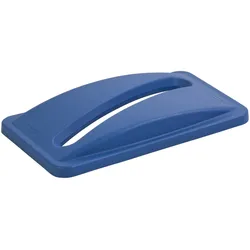 Rubbermaid Deckel für Abfallsammler Slim Jim Papiereinwurf blau