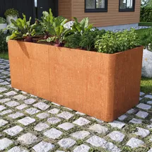 primeyard Design 200 x 80 x 60 cm Rost-Optik
