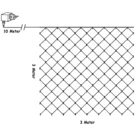 Best Season LED-Lichternetz, 180-teilig, ca. 3 x 3 m 498-76