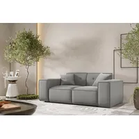 Fun Möbel Sofa Designersofa CESINA 2-Sitzer in Stoff Opera