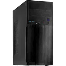 Inter-Tech IT-2815 Linear ATX Gehäuse Schwarz 5,25"/3,5" Schacht