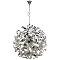 Searchlight Curls 6Flammiger Pendelleuchte, Metall, Chrom chrom plattiert Baustahl