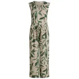 Betty & Co Damen Jumpsuit ohne Arm 38, Nature/Green - 38W