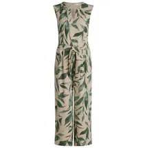 Betty & Co Damen Jumpsuit ohne Arm 38, Nature/Green - 38W