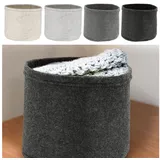 CEPEWA Aufbewahrungskorb Aufbewahrungskorb Kids 4er Set 30x30x30cm Filz 4 Motive Spielzeugboxen